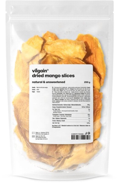 Vilgain Mango sušené plátky – 3× 250 g