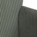 Relaxační křeslo, zelená, manšestrová látka, AK-L7285 GRN6