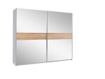 FRONTI Šatní skříň LUX 24 dub riviera / zrcadla 6760