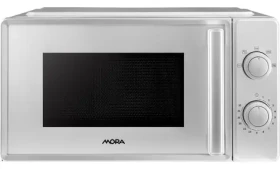 MORA MT122S stříbrná / Mikrovlnná trouba / 700 W / 20 l / mechanické ovládání (100002199291)