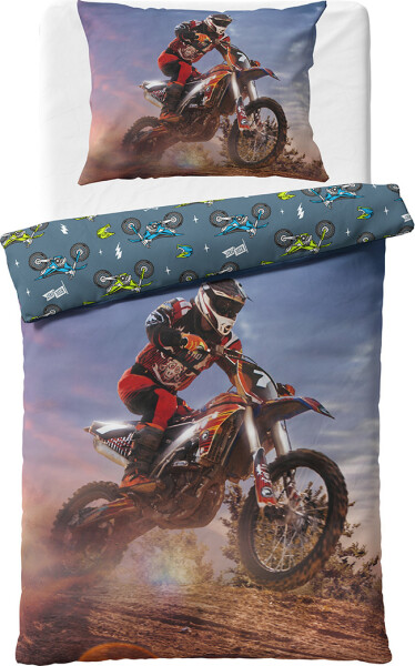 Bavlněné povlečení Motokros Závod v Poušti