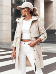 Dámská přechodná bunda parka béžová NOCITO FashionStreet TY4200 XL