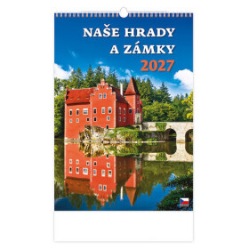 Kalendář nástěnný 2027 - Naše hrady a zámky