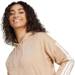 Mikina s kapucí adidas Essentials 3-Stripes Full-Zip Fleece Hood W JX7706 S