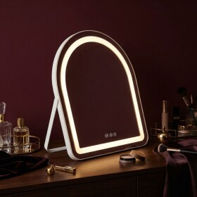 REA - Zrcadlo LED GLAM White 40x45cm HOM-12018