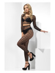 Smiffys.com Sexy prádlo - Body - děrované, černé