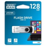 GOODRAM UTS2 128GB černá / Flash disk / USB 2.0 / čtení: 20MBs / zápis: 5MBs (UTS2-1280K0R11)