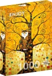 ENJOY Puzzle Kočka Gustava Klimta na stromě života