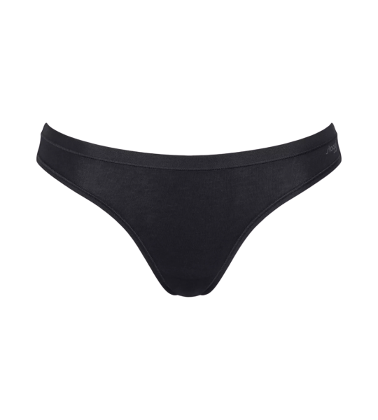 Dámské kalhotky GO Daily Cotton Mini - BLACK - černé 0004 - SLOGGI BLACK XS