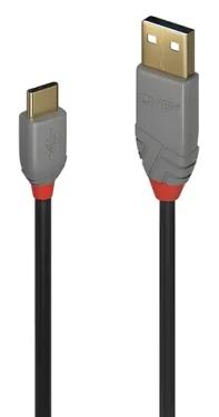 Lindy USB-A - USB-C černá / Kabel / USB 2.0 / 480 Mbit/s / 0,5 m (36885)