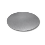 Podložka pod dort MDF TENKÁ Cake Star stříbrná kruh 28 cm 11" (1 ks)