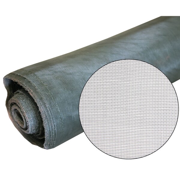 LEVIOR 42102 Síť proti hmyzu v roli, ocel + lak, 100cm, 30m, zelená