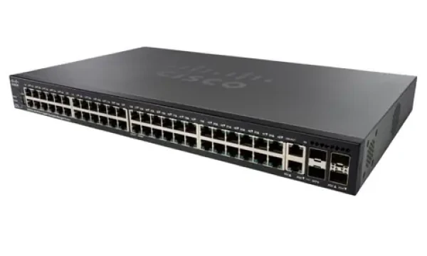 Cisco SG350X-48P-K9-EU / 48-Port 10 100 1000 Switch / PoE / 2x combo SFP+ / 2x SFP+ 10GbE (SG350X-48P-K9-EU)