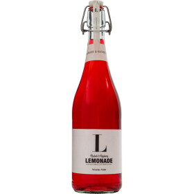 Nicolas Vahé Limonáda s rebarborou a malinou 750 ml, červená barva, sklo