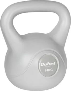 Rebel Active RBA-2322 černá / Kettlebell / bitumenový povrch / 24 kg (RBA-2322G-24)