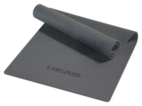 HEAD Podložka na jógu a pilates šedá / Podložka na jógu / TPE / 183 x 80 cm / 7 mm