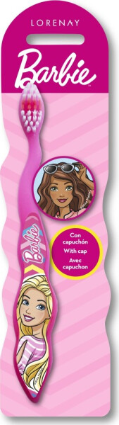 Zubní kartáček Barbie s krytem - Trigo