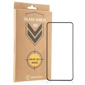 Tactical Glass Shield 5D sklo pro Samsung Galaxy S22 černá (8596311170966)