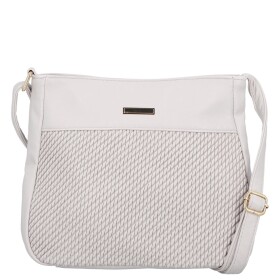 Trendy dámská koženková crossbody kabelka Pita, šedá