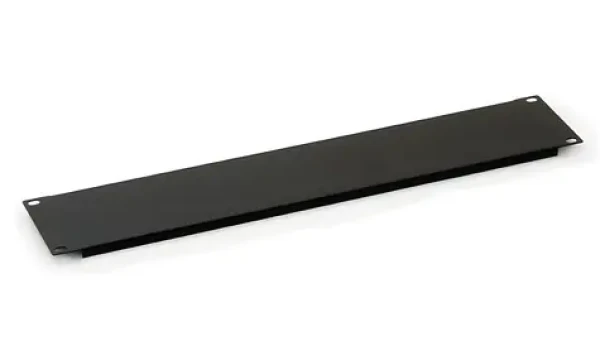 XtendLan 19" černá / Záslepka / 2U / kovová (ZASLEPKA-2U-Black)