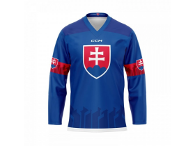 Slovenský hokejový fan dres Juraj Slafkovský #20 CCM Hockey Slovakia -Modrý Velikost: XXL