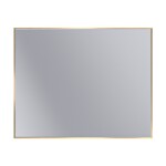 Erga Rectangle, obdélníkové zrcadlo 100x80 cm, zlatý rám, ERG-V01-RECTAGLE-1080-GD