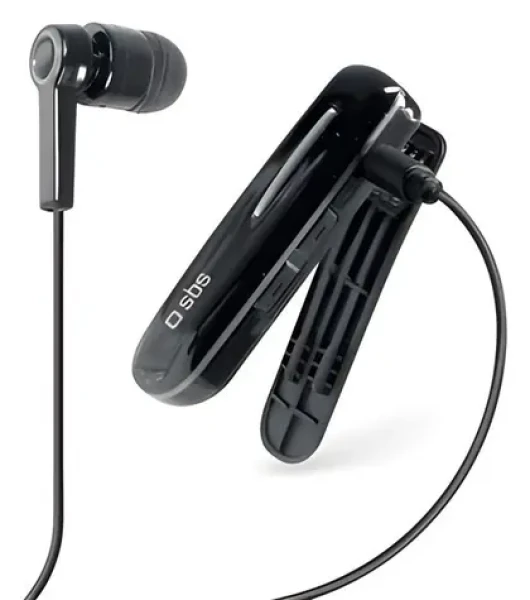 SBS Bezdrátové sluchátko s klipem černá / Sluchátka / Bluetooth