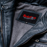 Pánská Kožená Bunda Blue Classic Brixton Modrá Velikost: 5XL