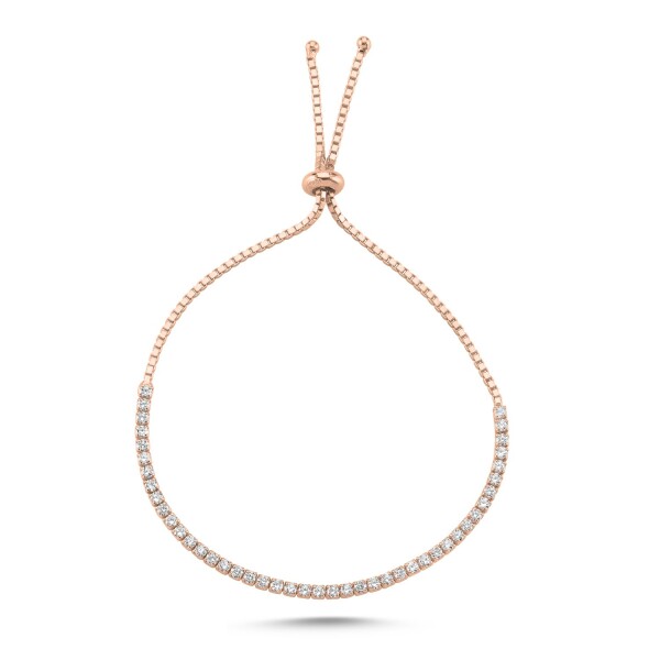 LUNICA Stříbrný náramek srdíčka 0058 0460