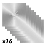 MSV ALI sada 16 ks hliníkových krytů na sporák 26 x 26 cm (3700281101331)