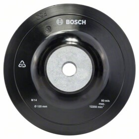 Bosch Accessories 1608601033 Opěrný talíř - 125 mm, 12 500 U/min Průměr 125 mm