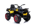 Mamido Dětská elektrická čtyřkolka 4x4 žlutá