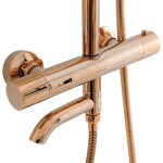 REA - Sprchový set s termostatem LUNGO Copper REA-P7997