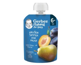 GERBER GERBER Natural kapsička hruška švestka