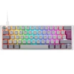 Ducky One 3 Mini Cherry MX-Brown šedá / herní klávesnice / podsvícená / mechanická / drátová USB-C / DE (DKON2161ST-BDEPDMIWHHC2)