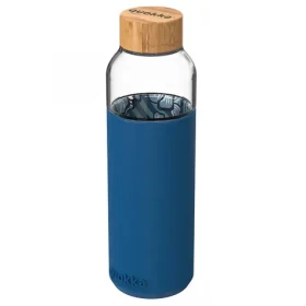 Quokka Flow 660ml Inner Water Flowers / Láhev na vodu / brosilikátové sklo / doprodej (8412497400041)