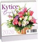 Stolní kalendář ARIA 2026 MINI - Květiny