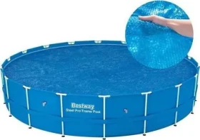 Bestway Solární plachta na bazén 549 cm / Kulatá / pro kruhové bazény Bestway 549 cm / PE (58173)