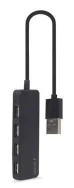 Gembird UHB-U2P4-06 černá / USB rozobočovač / 4x USB 2.0 (UHB-U2P4-06)