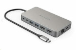 Hyper USB-C Univerzální dokovací stanice pro MacBook M1 / 2 x USB-C / 2 x HDMI / 2 x USB 3.0 / RJ45 / MicroSD / SD / pod (HDM1H-GL)