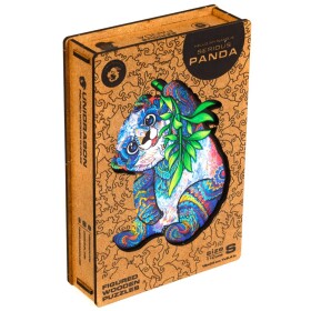 Unidragon dřevěné puzzle - Panda velikost S - EPEE Unidragon