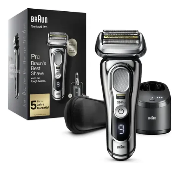 Braun Series 9 Pro 9486cc stříbrná / Holicí strojek / Pánský / Mokré a suché holení / 60 min (9486cc)