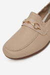 Polobotky Rieker L9354-60 Přírodní kůže (useň) - Lícová