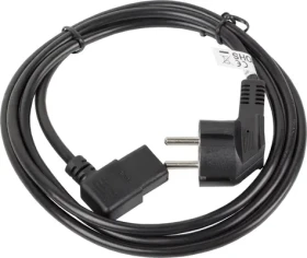 Lanberg napájecí kabel Schuko - C13 3 m / Napájecí kabel / 3 m / CEE7/7 - IEC C13 (CA-C13C-12CC-0030-BK)