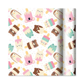 Dárkový papír - role 2 m × 70 cm - Zvířátkové nanuky - Albi