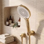 REA - Sprchová hlavice JS-020 GOLD REA-03903