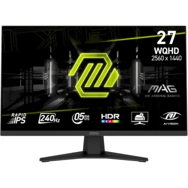 27" MSI MAG 274QF X24 černá / 2560x1440 / IPS / 16:9 / 0.5ms / 1000:1 / 250cd-m2 / HDMI+DP / VESA (MAG 274QF)