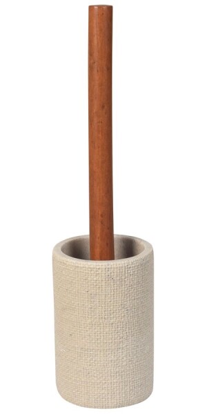 SAPHO - CRAFT WC štětka na postavení, acacia/béžová 8568