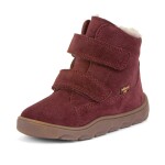 Dívčí zimní barefoot boty ZERU TEX FURRY Bordeaux Froddo G2110151-4 - 32