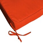 DBA Polstr / podsedák na zahradní lehátko Tami - oranžový